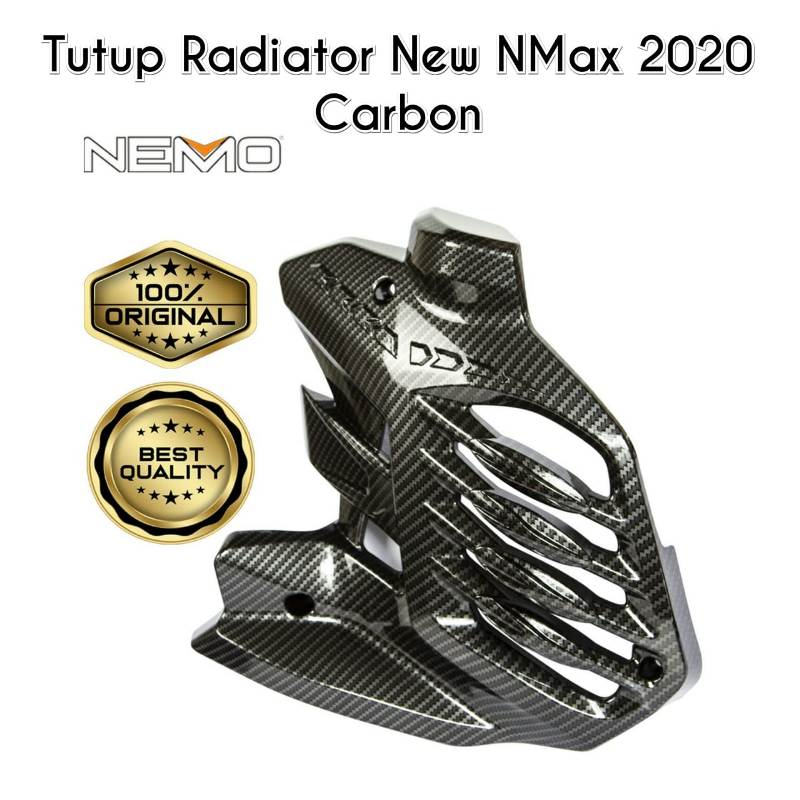 TUTUP RADIATOR NEW N MAX 2020 CARBON NEMO